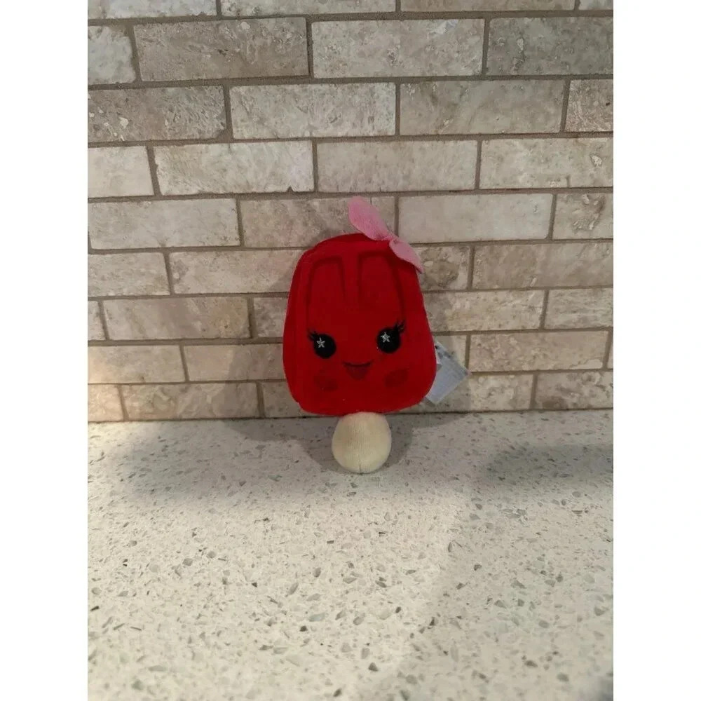 Disney Parks Wishables Parks Food Strawberry Ice Pop Plush Stuffed Animal (g3)